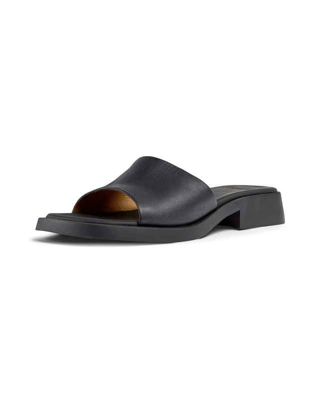 Camper Women's Dana K201485 Flat Sandals, Black 001, 3 UK