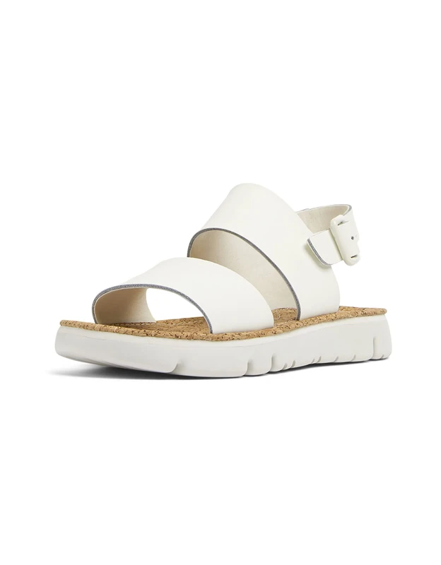Camper Women's Oruga Sandal K201038 Sandal, White 015, 4 UK