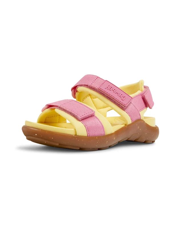 Camper Girl's Wous Kids-k800482 Flat sandal, Multicolour, 12.5 UK Child