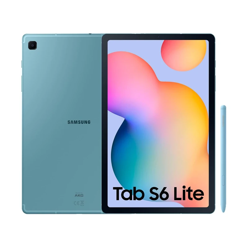 Samsung Galaxy Tab S6 Lite 10.4" Tablet (WiFi, Qualcomm Snapdragon 720G Processor, 4GB RAM, 64GB Storage, Android 12), Blue [Spanish Version] - Image 1