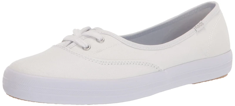 Keds Womens The Mini Slip onSneaker, White, 10