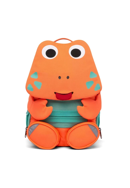 Affenzahn Big Friend Nursery Backpack for 3-5 Years, Playful, Functional, 8 L Volume, Crab - Orange, One Size - Image 1
