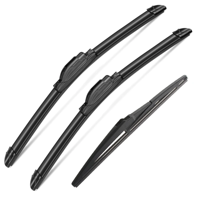 3 Wipers Set for 2014-2020 Jeep Grand Cherokee, Windshield Wiper Blades Original Equipment Replacement Front and Rear- 22"/21"/10" (Pack of 3) J- HOOK