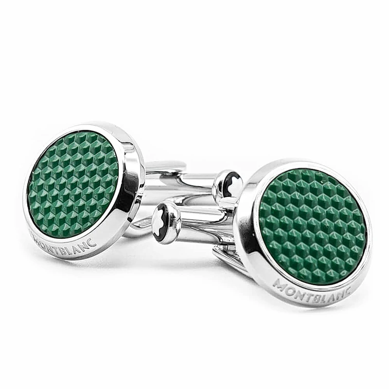 Montblanc Cufflinks Cufflinks MST Green 129831 Brand, one size, Non-precious metals, Not a gemstone