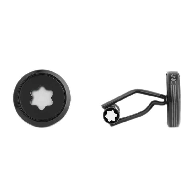 Montblanc Cufflinks Cufflinks Saw Black Cosmos 129788 Brand, one size, Non-precious metals, Not a gemstone