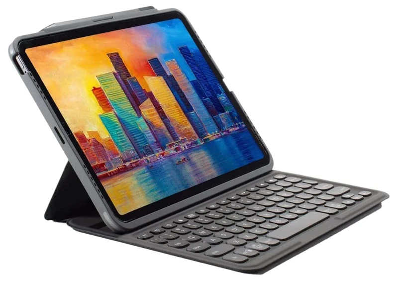 ZAGG Pro Keys Keyboard & Case with Pencil Holder for iPad Pro 11-inch (1st + 2nd Gen)/iPad Air 10.9-inch (4th + 5th Gen), Backlit Laptop-Style Keys, Czech Layout