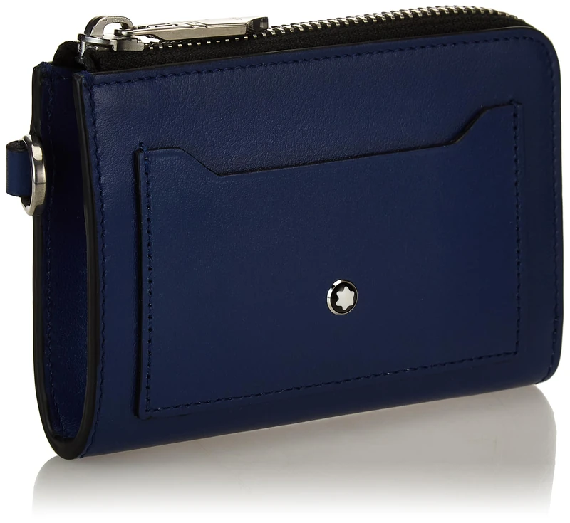 Montblanc Meisterstuck 129690 Blue Leather Key Case with Zip