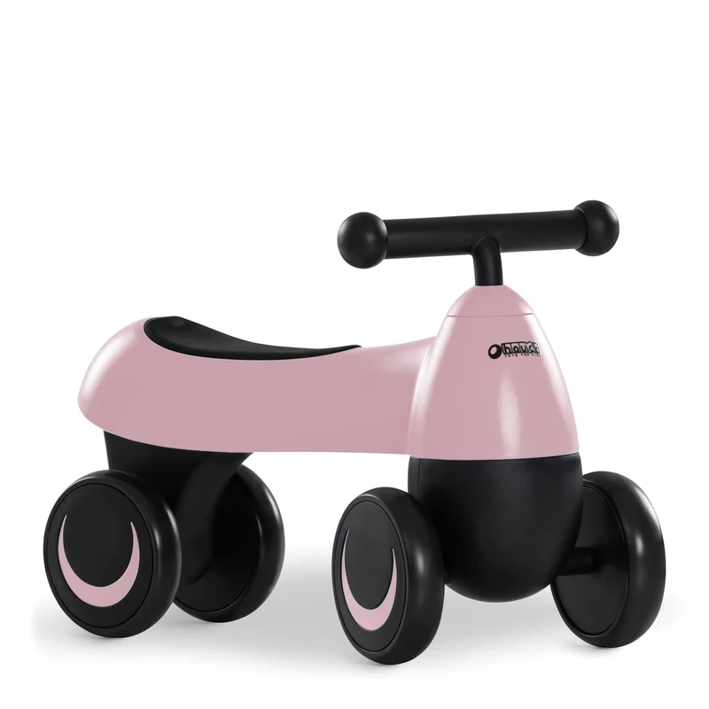 Hauck 1st Ride, Matt Pink - 4 Wheel Ride On for Children, up to 20kg, Safe & Tilt Proof, Childrens Bike, No Pedals