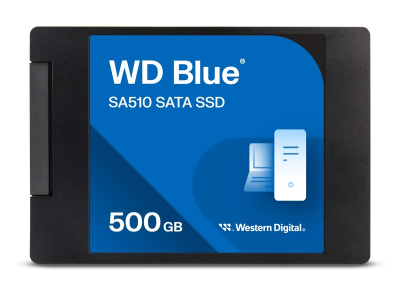 WD Blue SA510 500GB 2.5" SATA SSD with up to 560MB/s read speed