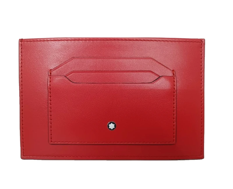 Montblanc Meisterstuck 6cc Red Card Holder - Unisex