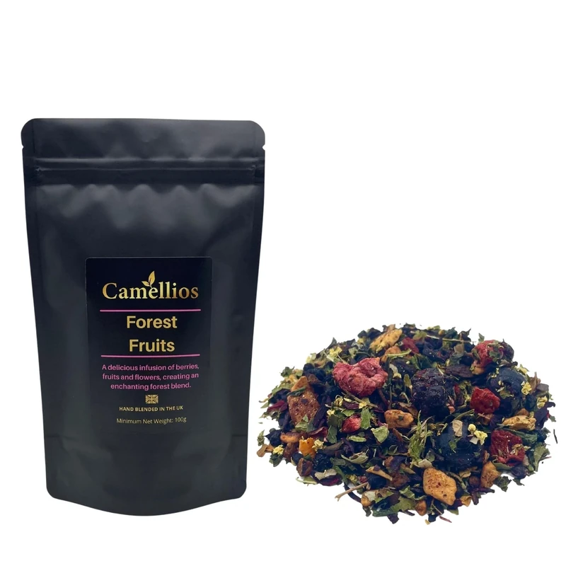 Forest Fruits Tea, Herbal Loose Leaf Tea, Camellios (100g)