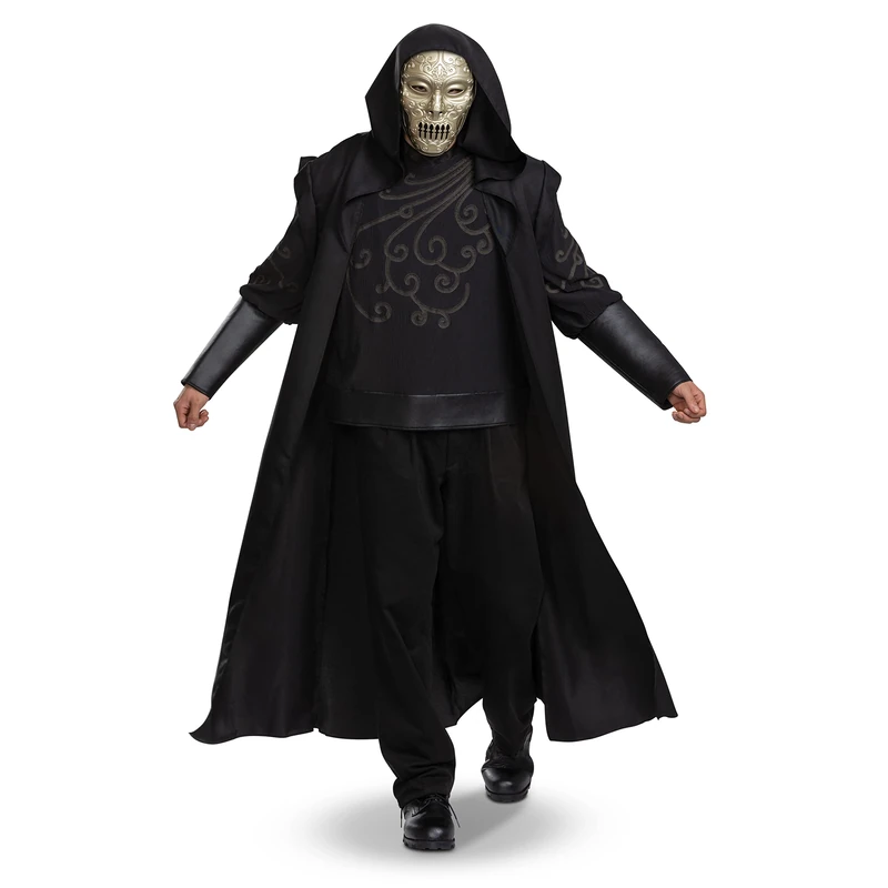 DISGUISE Harry Potter Deluxe Death Eater Costume for Adults, Death Eater, L/XL