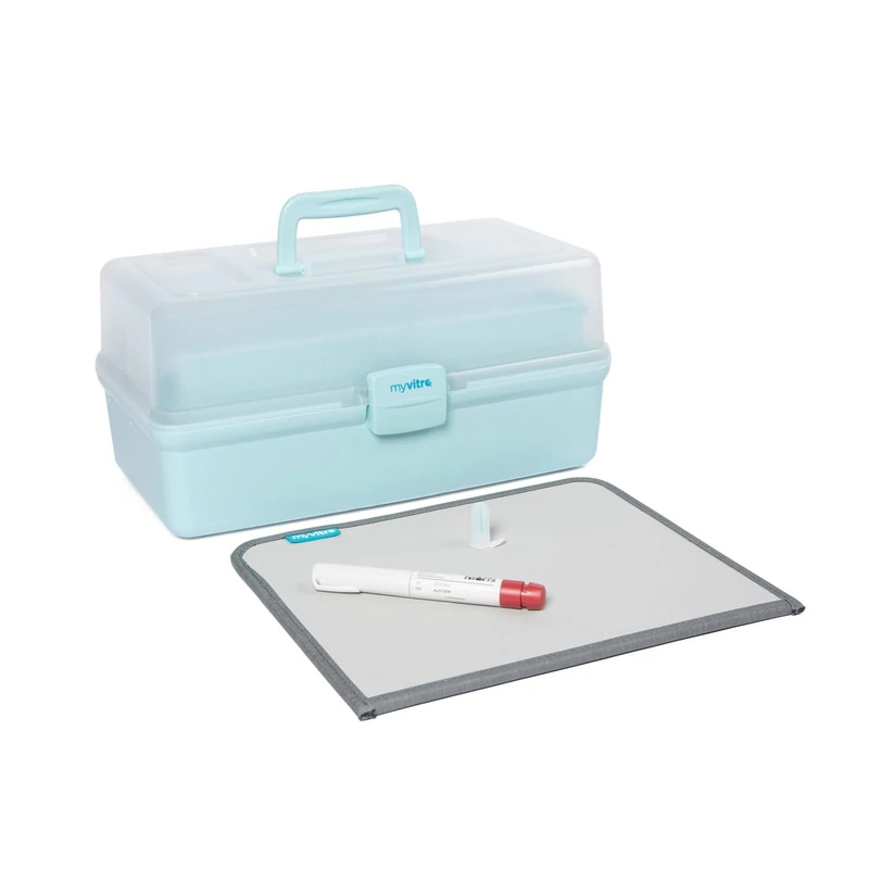 MyVitro The XL Fertility Caddy + Shot Station from 2 Products to Prepare for IVF | Great IVF Gift | Store IVF Meds | Get Organized for IVF | IVF Organizer - Image 1