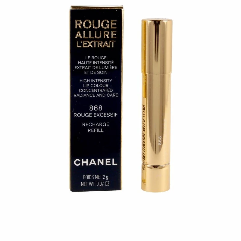 CHANEL 820-28685 Rouge Allure L'extrait Lipstick Recharge Rouge Excesiff-868 for adults, made for polished makeup and nail looks