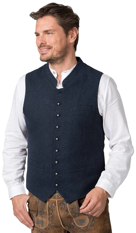 Stockerpoint Devito Men's Costume Vest, blue, 36