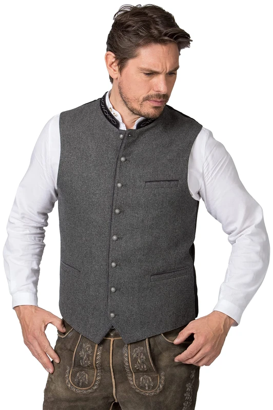 Stockerpoint Fabricio Men's Costume Vest, graphitegray, 42