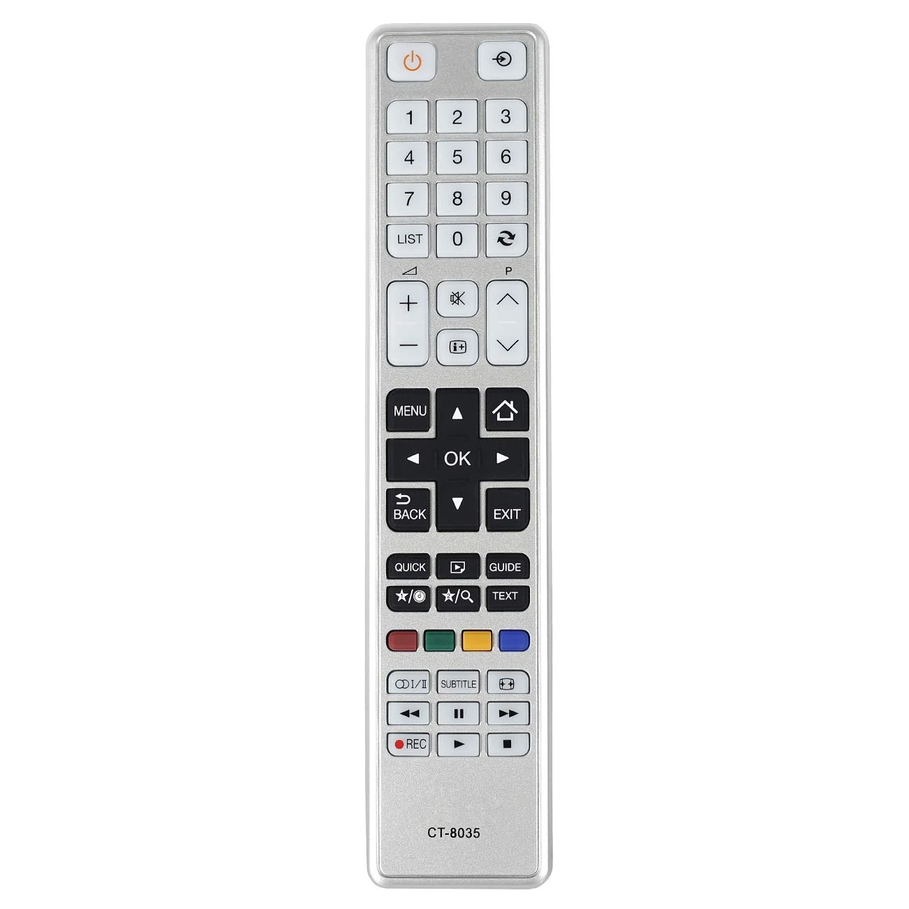 New Replacement CT-8035 Remote Control Fit for Toshiba Smart LCD LED TV CT-8054 CT-8069 CT-8040 CT-8041 CT-8050 CT-8046 40T5435DG 40T5445DG 32L3433 32L3433DG 32L1543 - No Setup Required