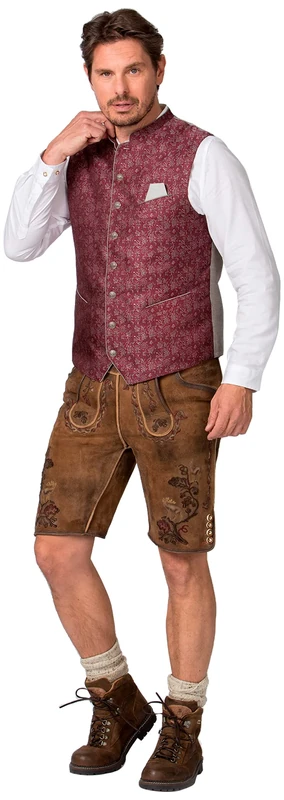 Stockerpoint Men's Edward Vest, Bordeaux, 52 EU, bordeaux