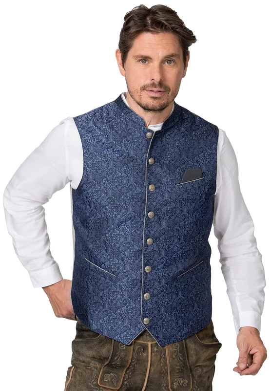 Stockerpoint Men's Edward Traditional Waistcoat, Blue, 54