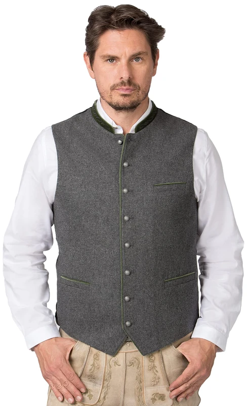Stockerpoint Fabricio Men's Costume Vest, moss green, 42