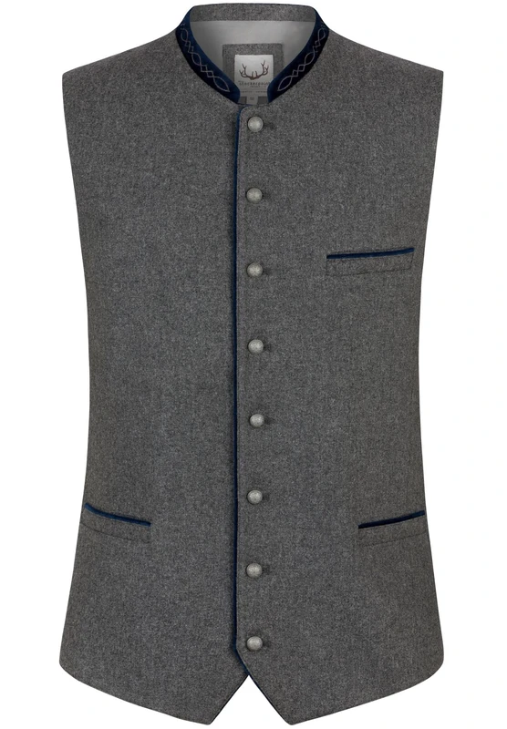 Stockerpoint Men's Fabricio Traditional Waistcoat, Indigo, 46 - Image 1