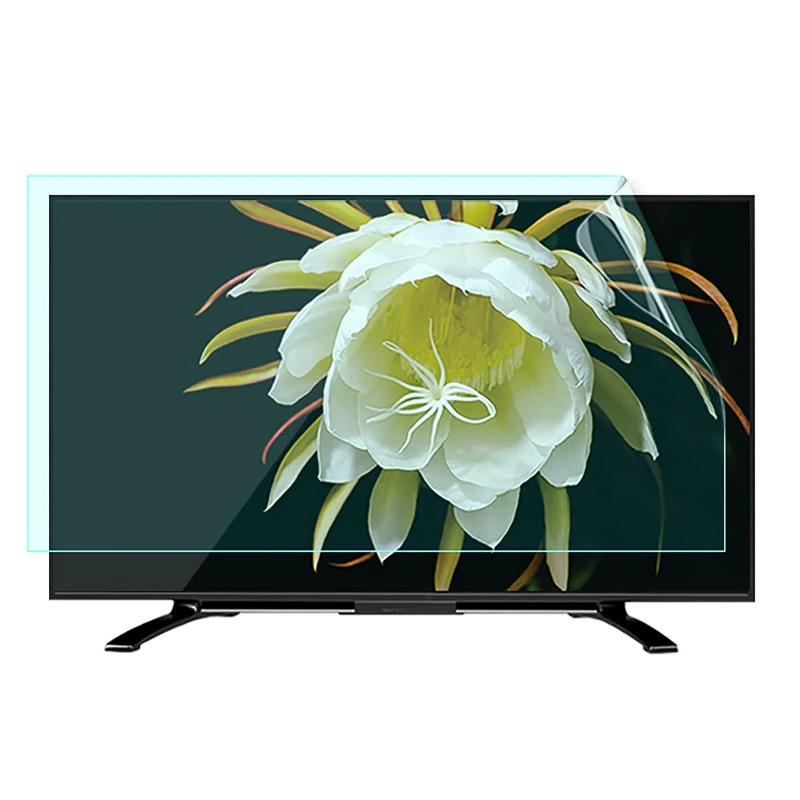 WLWLEO 32-55 Inch TV Screen Protector Blue Light Blocking Filter Film Matte Anti-glare Film Make The Light Soft Ultra-Clear Film for LCD, LED, OLED & QLED 4K HDTV,55 inch 1211×689mm