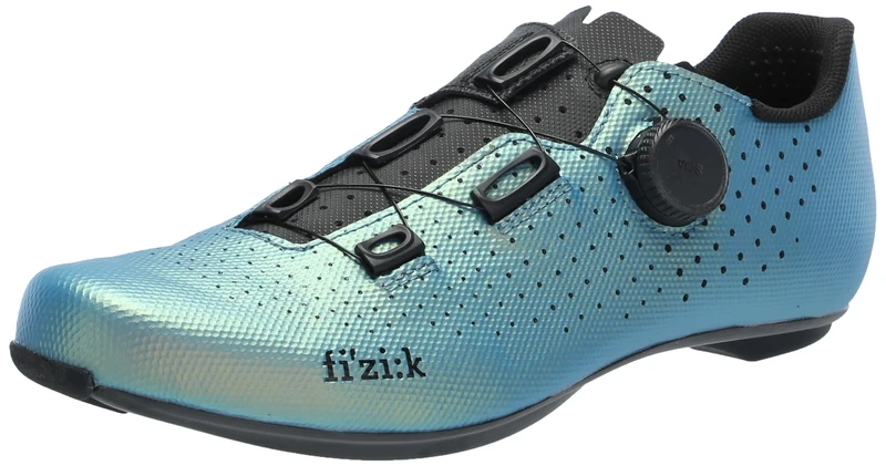 Fizik Unisex Tempo Decos Cycling Shoes, Iridescent Blue, 12.5 UK
