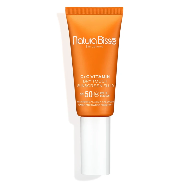 Natura Bissé C+C Dry Touch Sunscreen Fluid SPF 50, High Protection, Anti-Aging, Vegan, Lightweight & Fast-Absorbing, 30ml