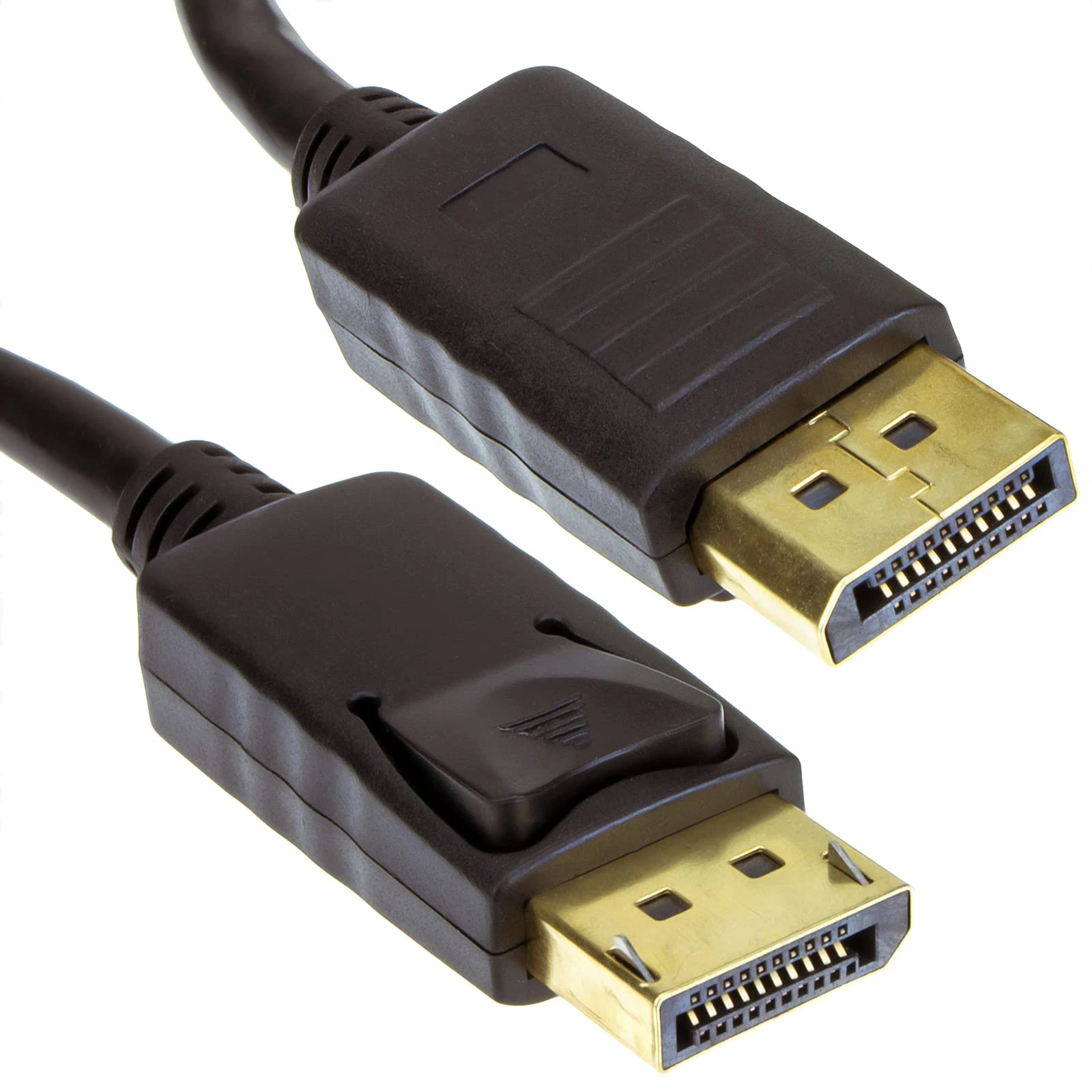 kenable DisplayPort Male Plug to Plug Video Cable GOLD 7m LOCKING [7 metres]