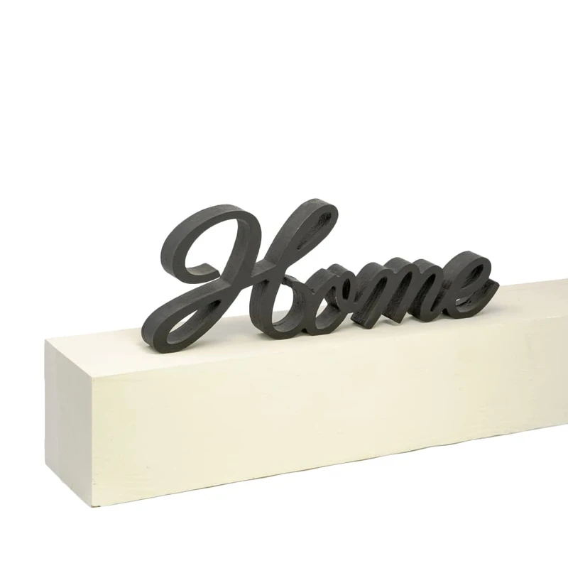 Wooden Decoration License Plate Home Home Decor - Backing Letter, Furnishing Complement, Decoration for Your Home Declea Home Decor