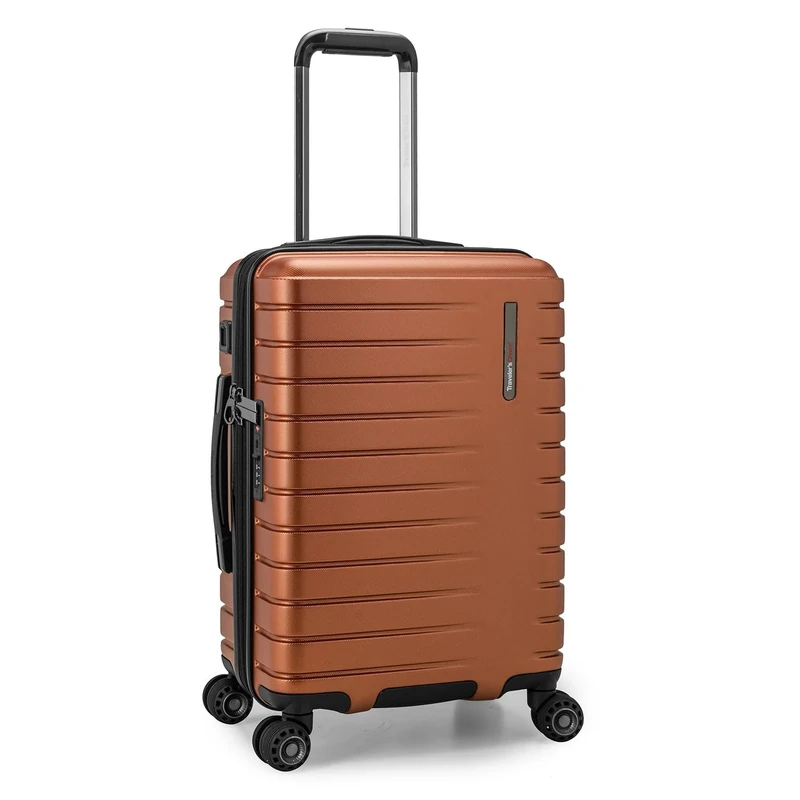 Traveler's Choice Archer Polycarbonate Hardside Spinner Luggage Set, Orange, 2-Piece Set, Archer Polycarbonate Hardside Spinner Luggage Set