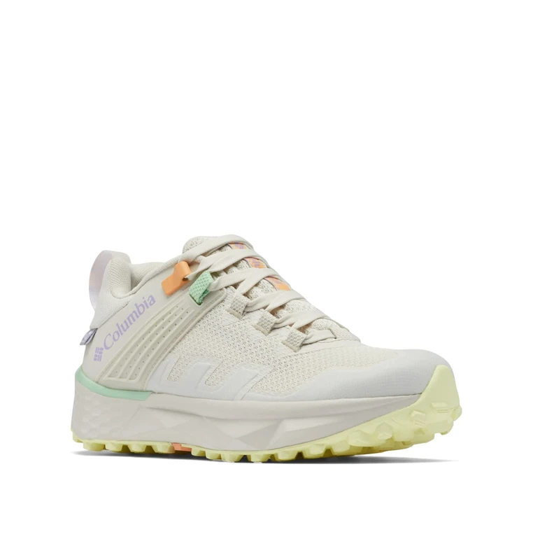 Columbia Women's Facet 75 Outdry waterproof low rise hiking shoes, White (Light Sand x Frosted Purple), 4.5 UK