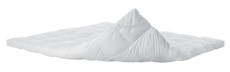 LUCID Ultra Soft 7.5 cm Microfibre Mattress Topper 100 x 200 cm Cotton Percale Cover with 4 Corner Straps Oeko-Tex Breathable Mattress Topper - Image 1
