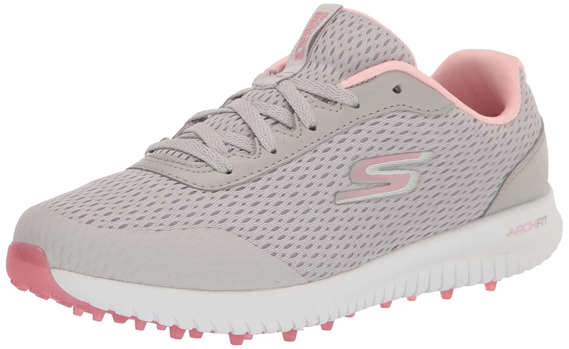 Skechers Womens Golf Shoe-GO Golf MAX 2 Fairway 3, Gray, 3