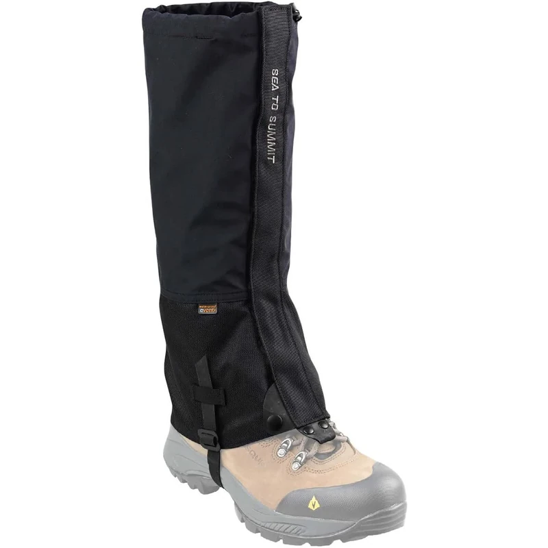 SEATO SUMMIT Polaina Alpine Event L Negra (Libre de PFC) Black (Black)