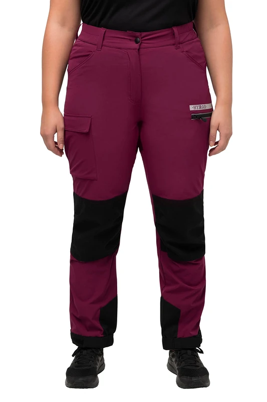 Ulla Popken Women's Multifunctional Hybrid Trekking Trousers, Ultraviolet, 42, Ultraviolet, 16/Große n