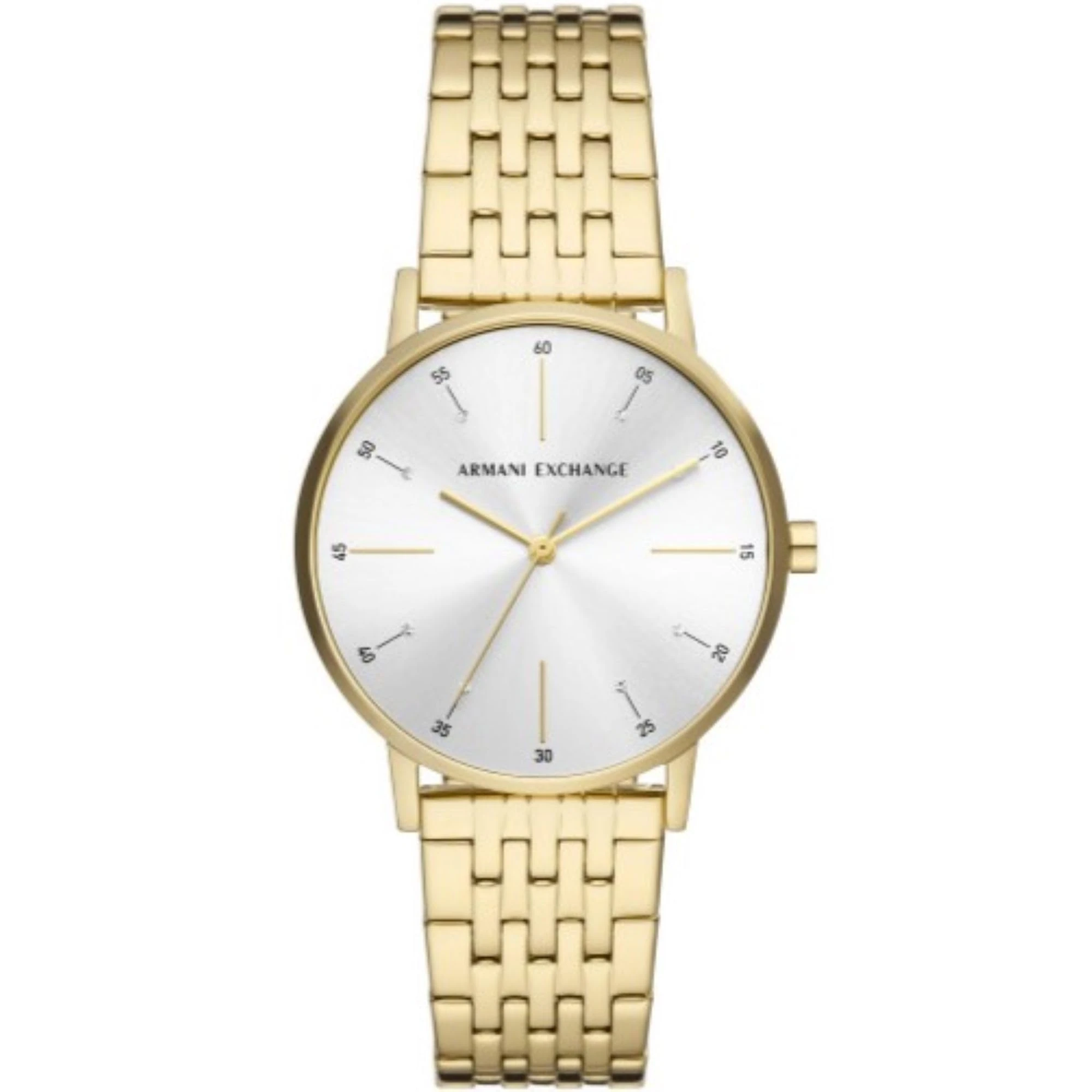 Armani Exchange Watch For Women, Quartz Movement and 36mm Case Size with Stainless steel, Leather or Silicone strap