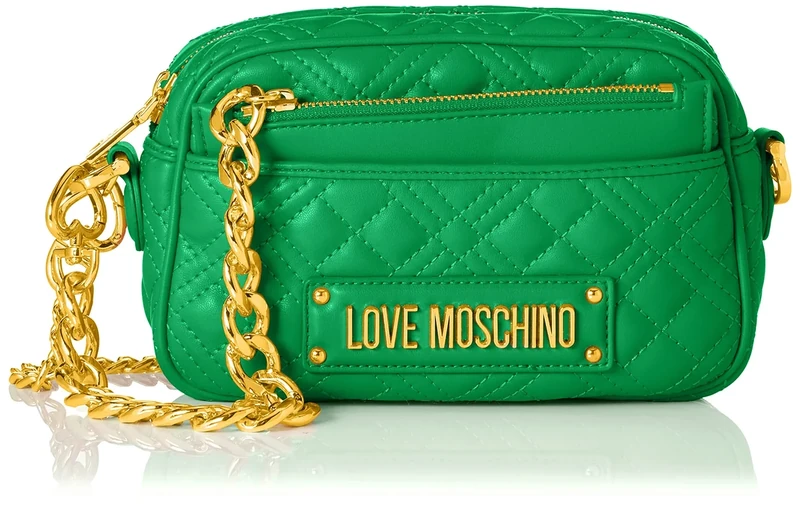 Love Moschino Women's JC4017PP1GLA0 Shoulder Bag, Green, 14X21X6
