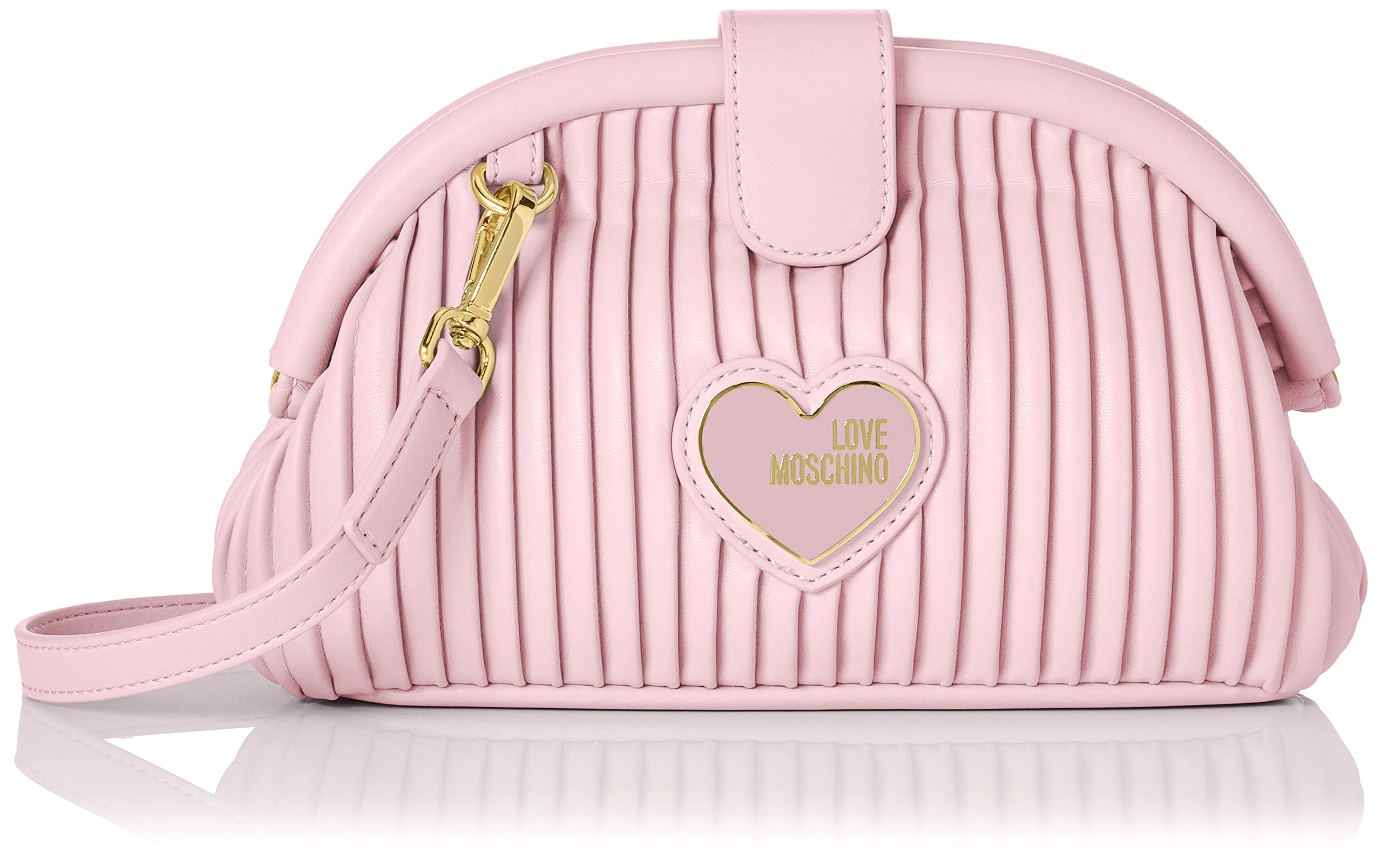 Love Moschino Women JC4045PP1GLA1 Shoulder Bag, Powder, 25,5X7X13