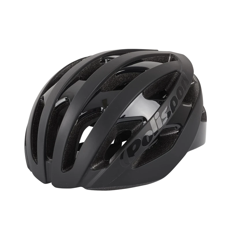 POLISPORT 8742200001 Light Pro Bike Helmet M 52-58 cm Black Matte Lightweight Ventilated Helmet