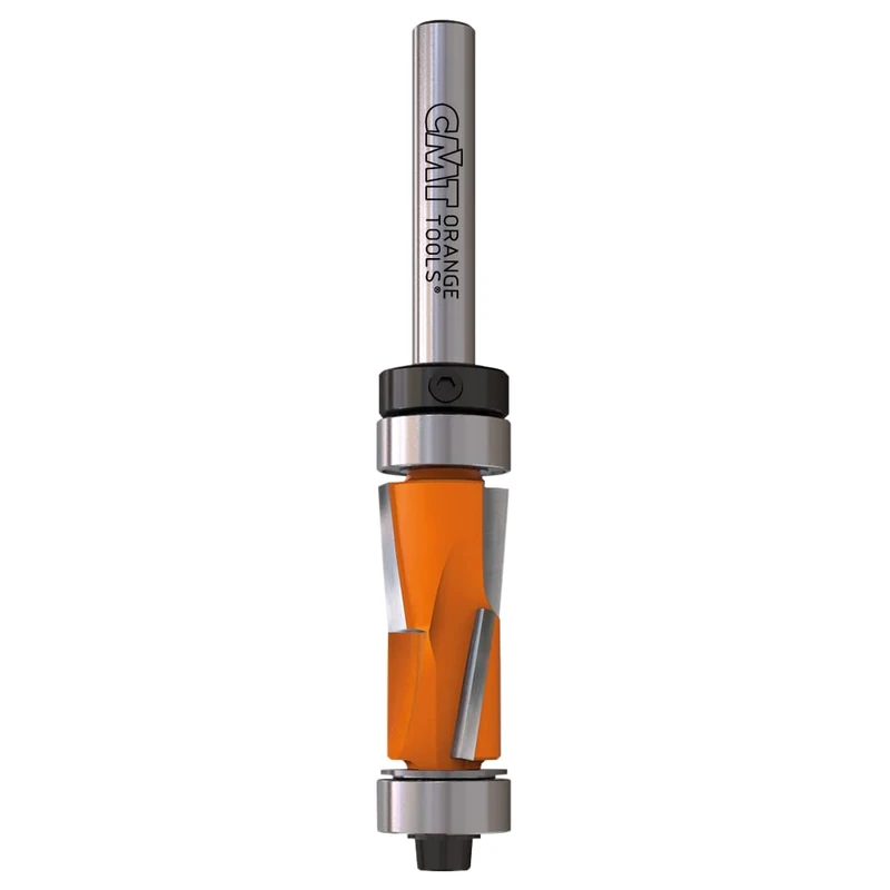 CMT Orange Tools 706.127.41B 2 - FLUSH TRIM BIT WITH 2 BEARINGS HW Z2+2 S=6 D=12.7x25.4x80 DX