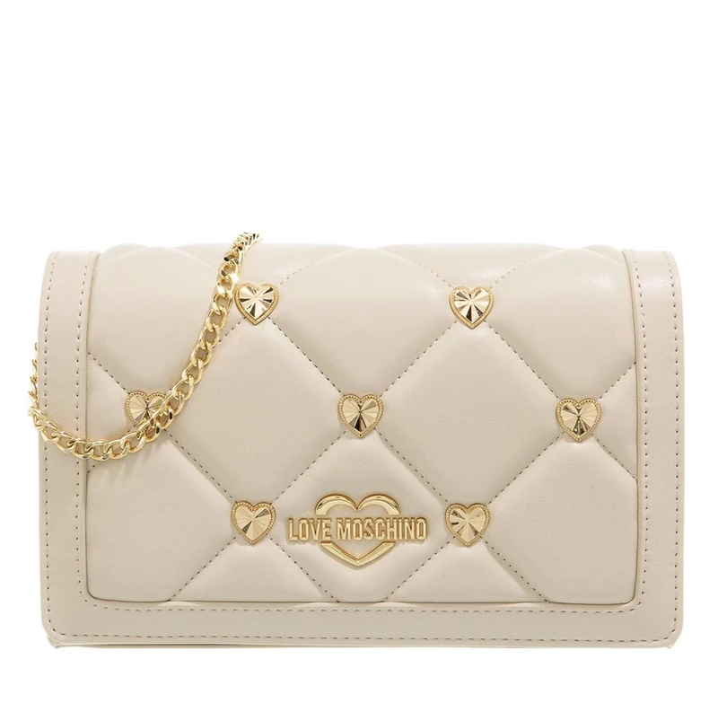 Love Moschino Women's JC4138PP1GLZ0 Shoulder Bag, Ivory (RAL 1013), 14X22X6,5