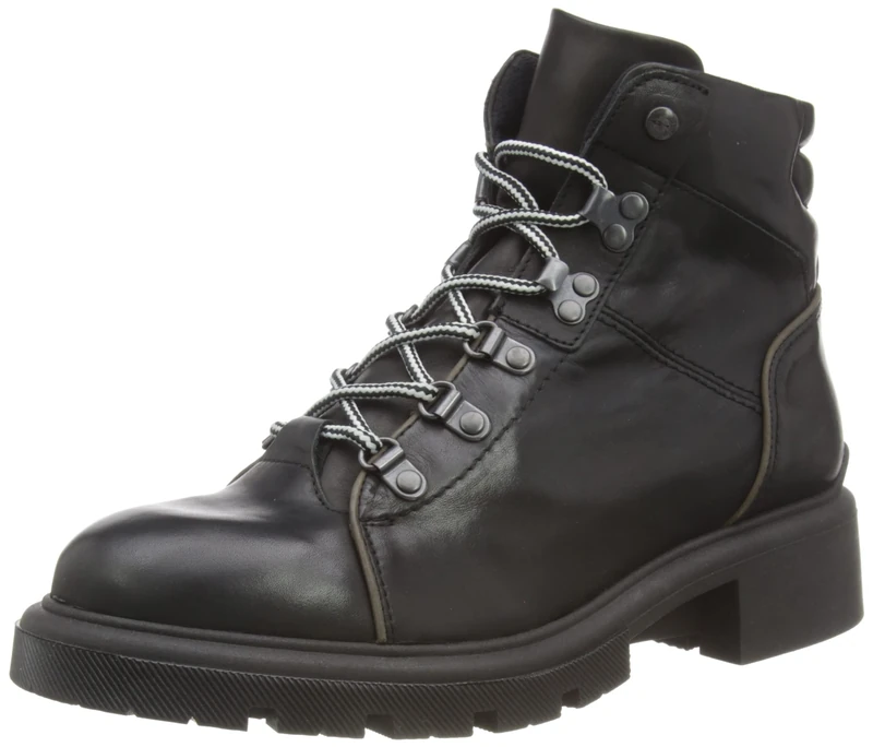 Hush Puppies Female Rita Hiker Boot, Black, 5