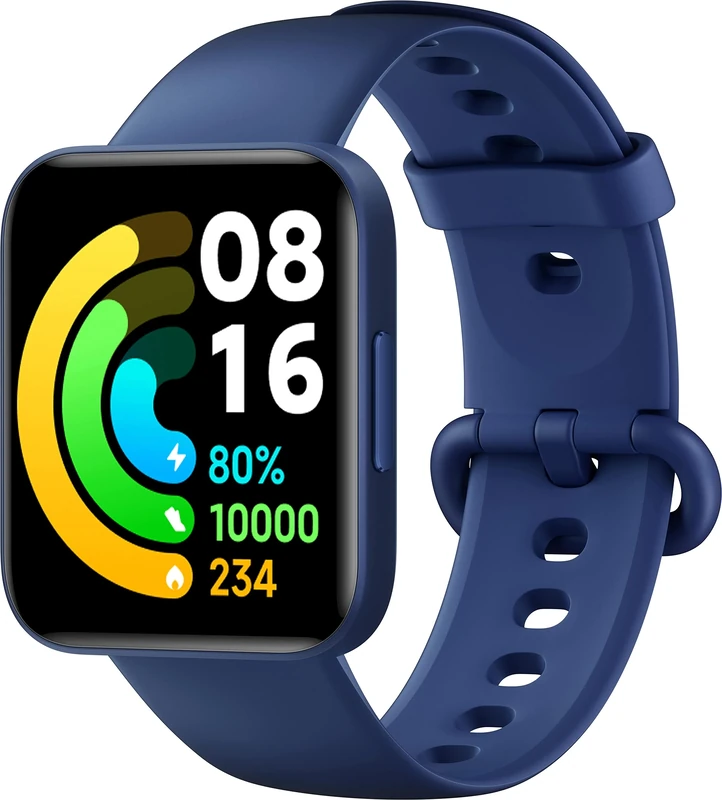 Xiaomi Poco Watch (Blue), SpO2, Heart Rate, 1.6 Inch AMOLED Display, GPS, Water Resistance ATM, Blue, Italian Version - Image 1