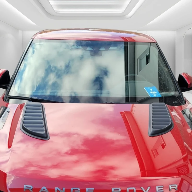 BREMER SITZBEZÜGE Bonnet Ventilation Hood Covers Bonnet Vent Compatible with Land Rover Range Rover Velar Trim Car Decorative Cover Bonnet Ventilation Bonnet Hood Bra