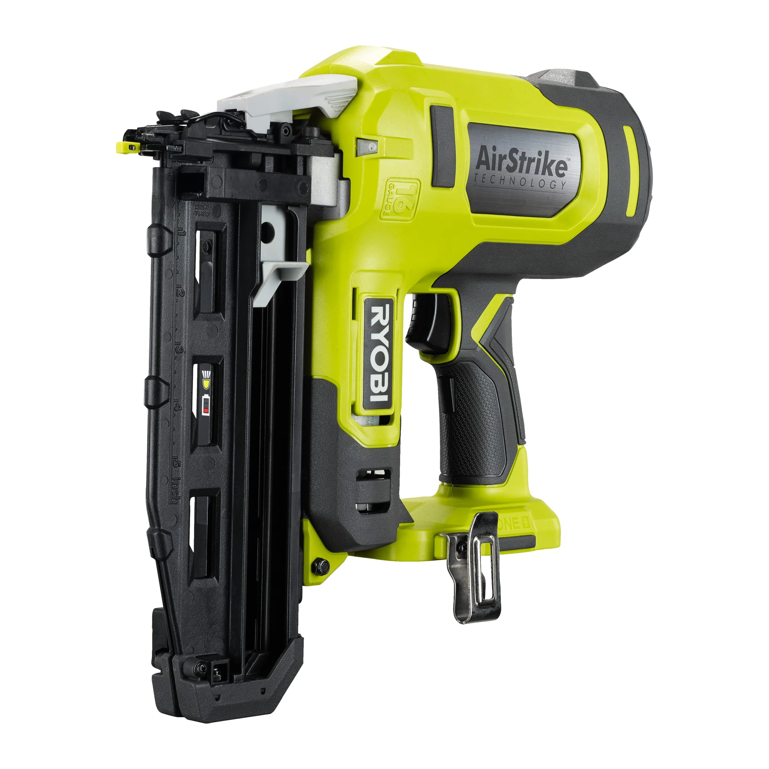 RYOBI R16GN18-0 18V ONE Plus Cordless 16 Gauge Nailer Bare Tool, One Size, Hyper Green