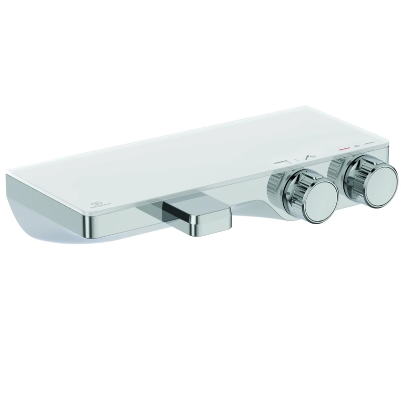 Ideal Standard CERATHERM S200 Thermostatic Bath and Shower Mixer Tap Wall Mounted Chrome A7330AA