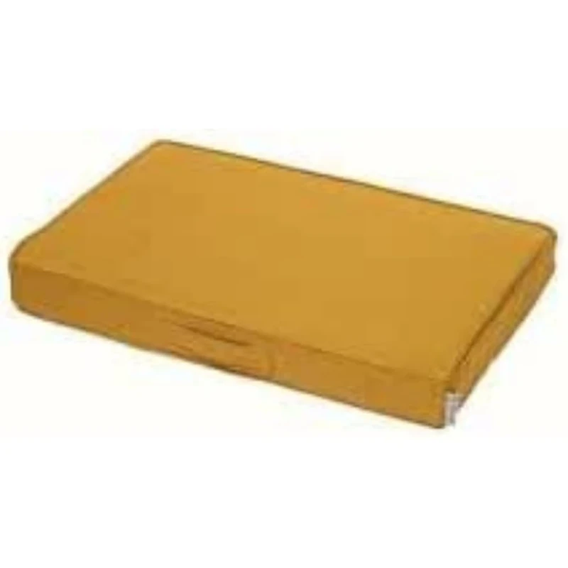 Gor Pets Ultima Memory Foam Sleeper Cover with Zippers | Memory Foam Mattress with soft padded cushion | Durable and Water-Resistant Foam Sleeper, Large (71x107x10cm), Mustard