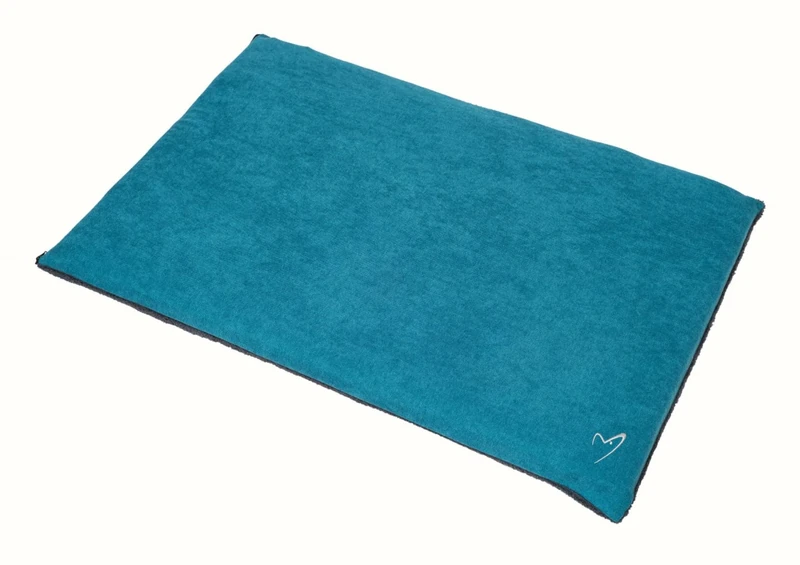 Gor Pets Camden Comfy Mat Large (76x122x5cm) - Teal - Removable Cover, Machine Washable, Ideal for Crates & Lounging