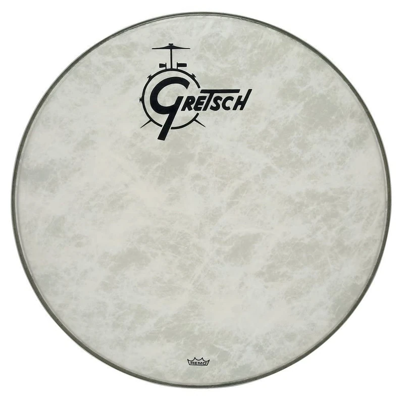 Gretsch Drumhead - Bass Drum Resonant Head - Fiberskyn - 26" - Logo centred - GRDHFS26